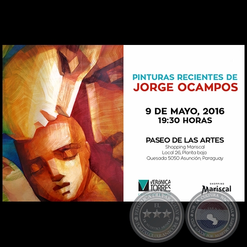 Pinturas Recientes de Jorge Ocampos - Lunes 9 de Mayo de 2016